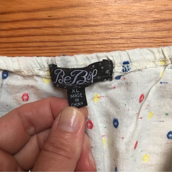 BeBop Cream Primary Color Mini Dress, GUC, XL - Picture 5 of 11